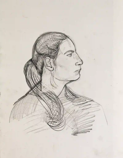 Susanne II Bleistift, 60 x 40, 2016